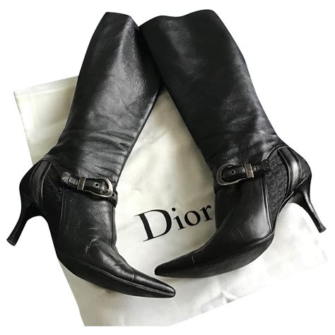 dior black boot